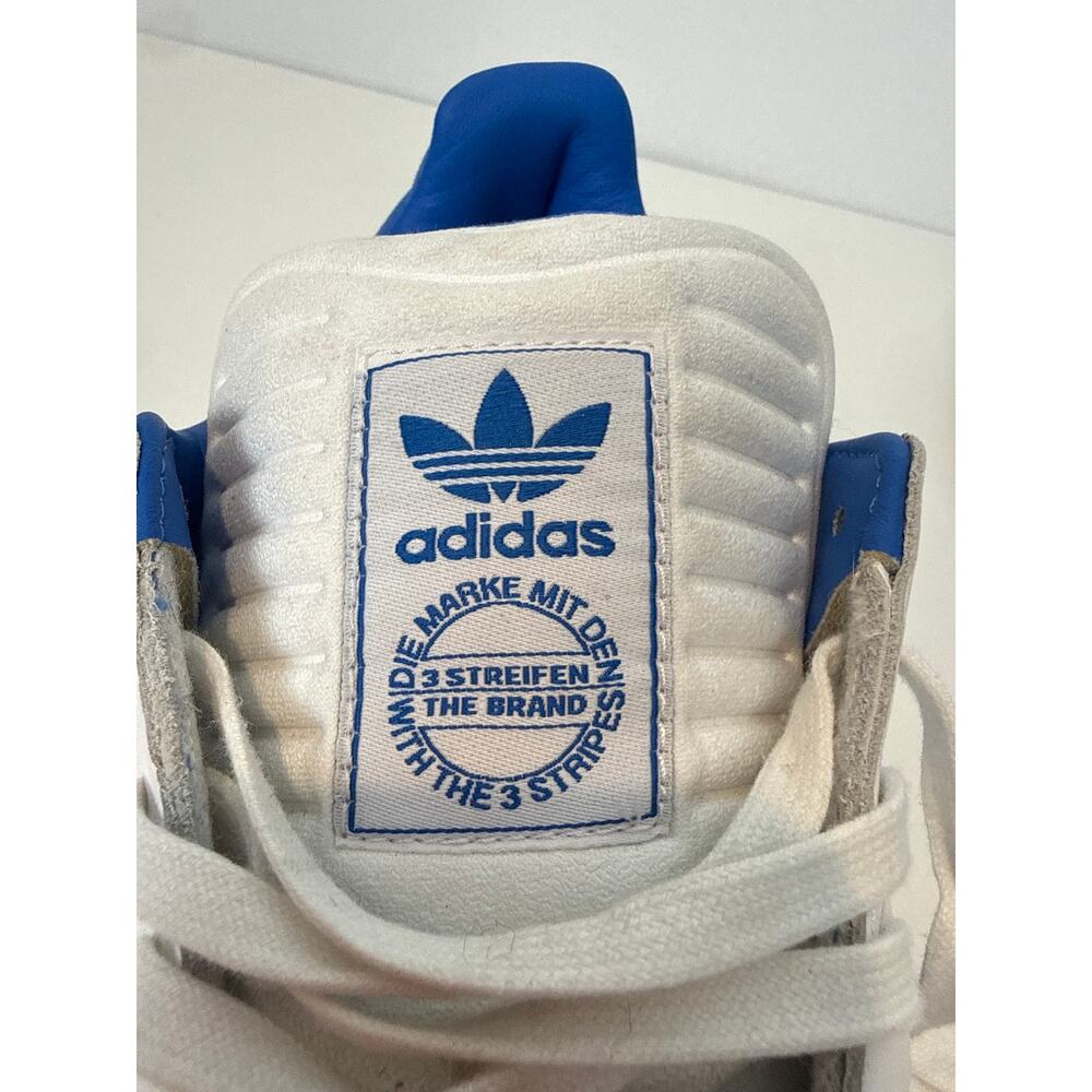 Adidas Samba OG White Blue Sneakers Size 12 Classic - Picture 2 of 7